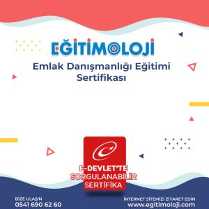 Emlak Danışmanlığı Eğitimi Sertifikası
