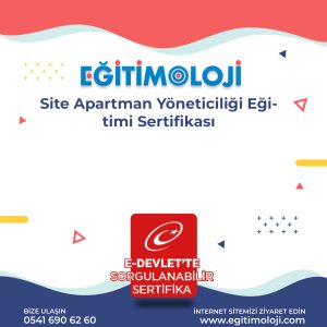 Site Apartman Yöneticiliği Eğitimi Sertifikası