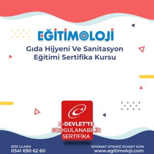 Gıda Hijyeni Ve Sanitasyon Eğitimi Sertifika Kursu