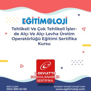 Tehlikeli Ve Çok Tehlikeli İşlerde Alçı Ve Alçı Levha Üretim Operatörlüğü Eğitimi Sertifika Kursu